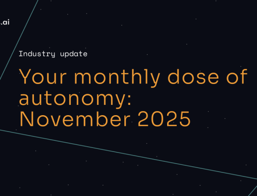 Your monthly dose of  autonomy:  November 2025