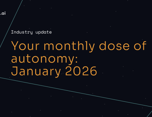Your monthly dose of  autonomy:  January 2026